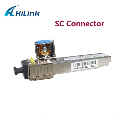 1.25Gb/s Hot Pluggable BIDI SFP Transceiver 1.25G TX1550RX1490 80KM LC