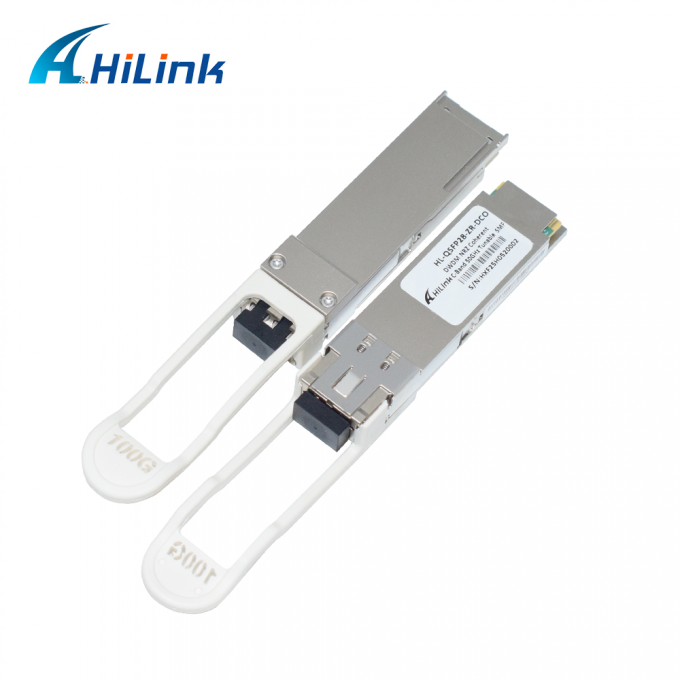 Bộ thu phát quang 100G ZR QSFP28 DCO 120KM C-Band Tunable Digital Coherent Optics DOM LC 0