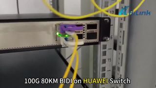 100G BIDI 80KM 1280/1300nm trên Arista và Huawei Switch