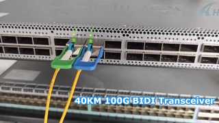 Thử nghiệm Bộ thu phát BIDI 100G QSFP28 40KM