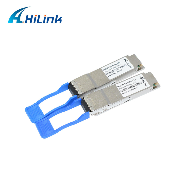 QSFP28 Mô-đun thu phát quang 100G LR4 LAN WDM 4x25G Kênh 1310nm SMF Dual LC 10KM