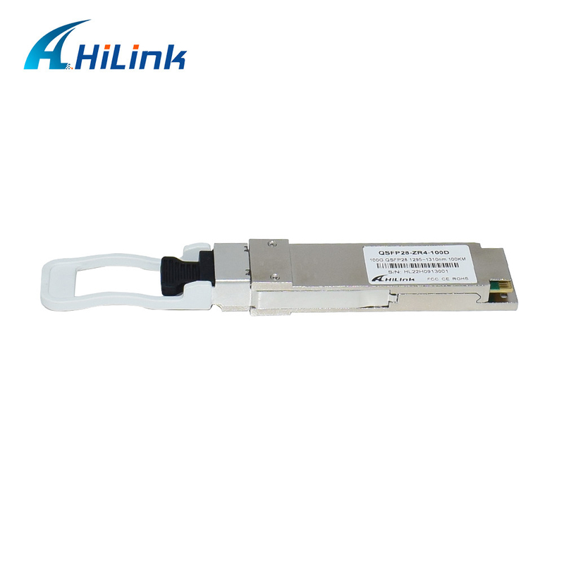 Mô-đun thu phát quang QSFP28 100G ZR4 ZR4+ 100km 1310nm SMF Duplex LC QSFP Gbic DOM