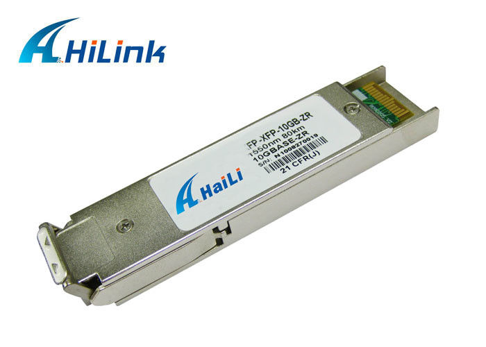 Hoàn hợp Cisco 10G XFP Transceiver, XFP 10G ZR 1550nm 80km có thể điều chỉnh với LC Connector