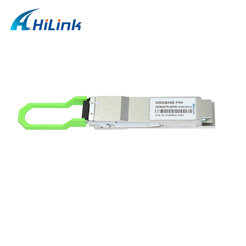 Mô-đun thu phát sợi quang kép LC với FEC 200G QSFP56 PAM4 FR4 4 × 50G 2KM