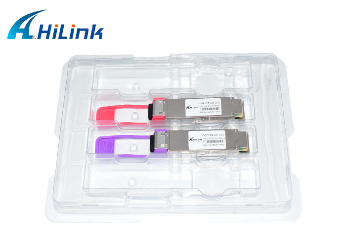 QSFP28 100G BIDI 10KM Bộ thu phát quang SMF Simplex LC Connector DDM 1271/1331