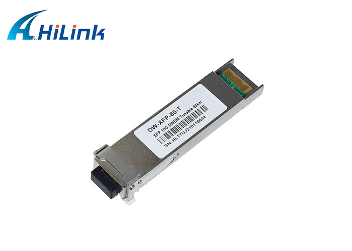 Hoàn hợp Cisco 10G XFP Transceiver, XFP 10G ZR 1550nm 80km có thể điều chỉnh với LC Connector