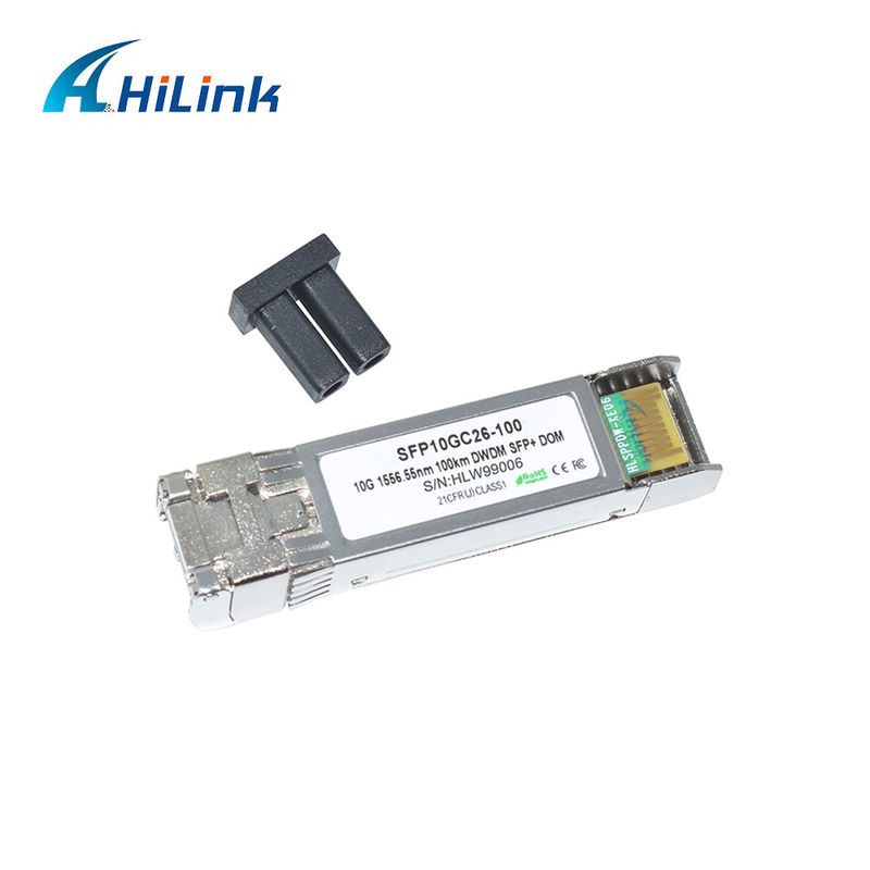 10G DWDM 100KM Optical Transceiver Module cho truyền đường dài 100GHz C Band Optical Module