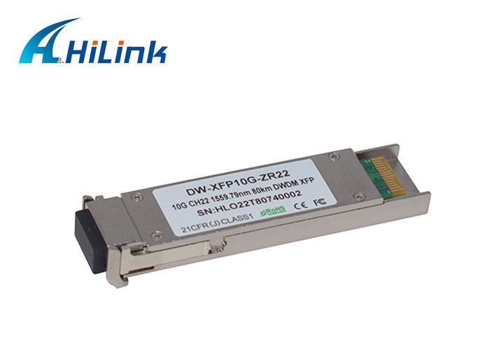 Bộ thu phát quang 10GBase-ZR XFP 10G CH17-CH61 C- Loại 80KM ZR của băng tần ZR