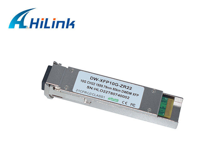 Bộ thu phát quang 10GBase-ZR XFP 10G CH17-CH61 C- Loại 80KM ZR của băng tần ZR