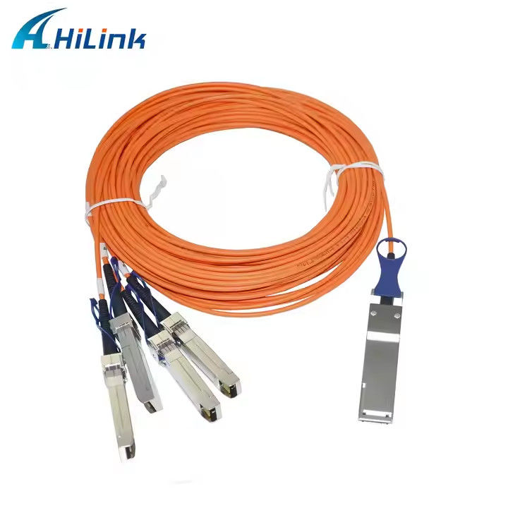 Cáp AOC 40G QSFP + 4XSFP MMF 1M-5M QSFP đến 4-SFP + Cáp quang hoạt động