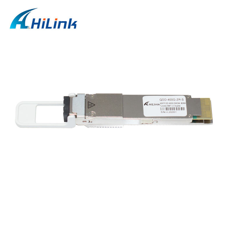QSFP DD 400GBASE DWDM ZR 80KM Transceiver Module QDD-400G-ZR-S DWDM Có thể điều chỉnh SMF LC DOM