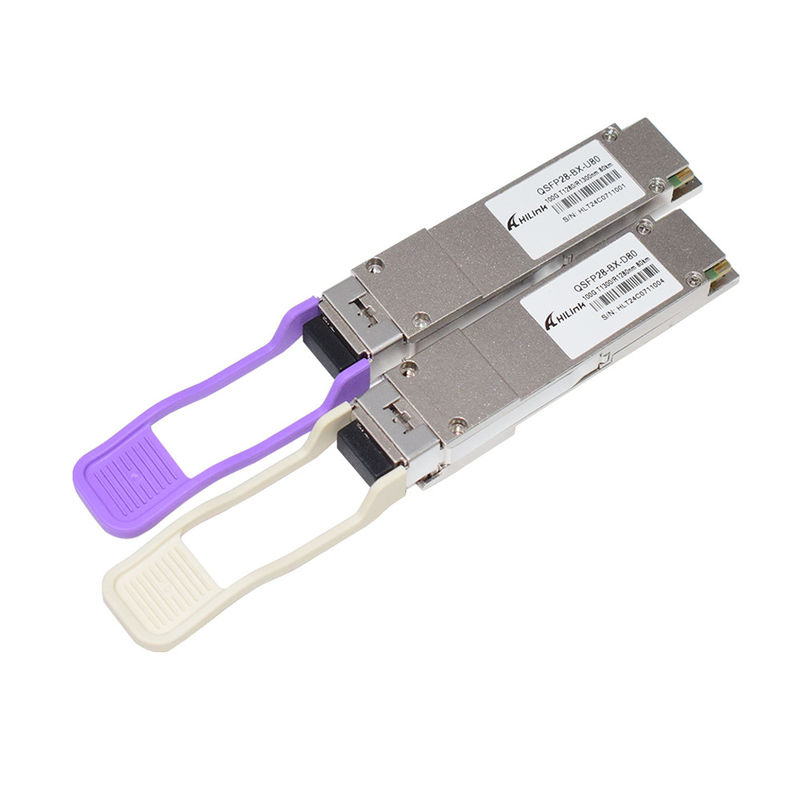 QSFP28 BIDI 100G ZR QSFP28 80km 1280/1300nm 100GBASE-BX80 QSFP28 Mô-đun 80km LC