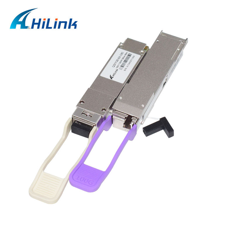 QSFP28 BIDI 100G ZR QSFP28 80km 1280/1300nm 100GBASE-BX80 QSFP28 Mô-đun 80km LC