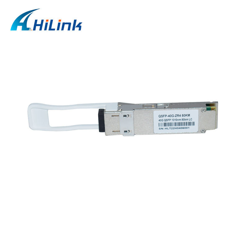40G Đơn vị chuyển phát QSFP cơ sở EML APD LWDM 1295-1304NM Năng lượng thương mại nhiệt độ Duplex LC Fiber Connector