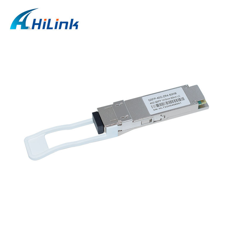 40G Đơn vị chuyển phát QSFP cơ sở EML APD LWDM 1295-1304NM Năng lượng thương mại nhiệt độ Duplex LC Fiber Connector
