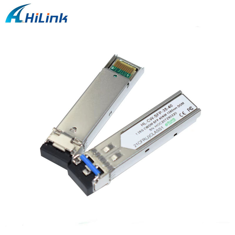 Bộ thu phát quang SFP CWDM 1.25G Hilink 1350nm 40km cho Trung tâm dữ liệu