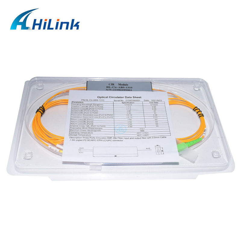 ABS Box 3 Port Circulator, Port1 & Port3-LC/UPC, Port2-SC/APC 1310nm/1550nm/1610nm