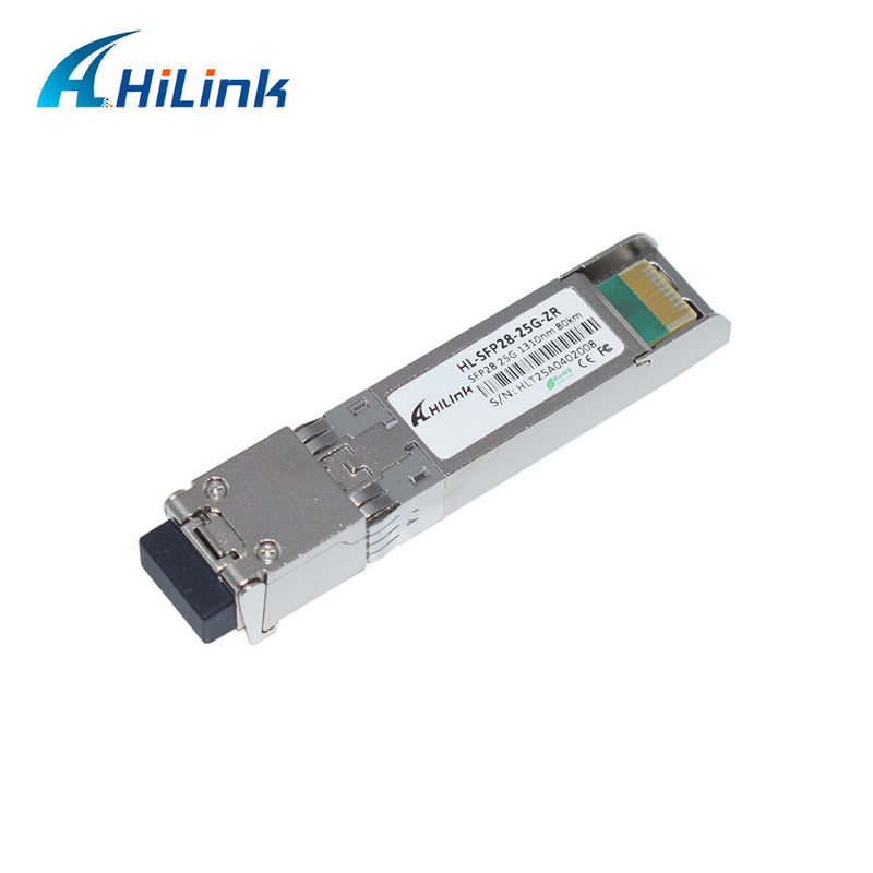 25g Zr SFP 80km LC 25G Ethernet Transceiver DOM DOM 1310NM Transcers