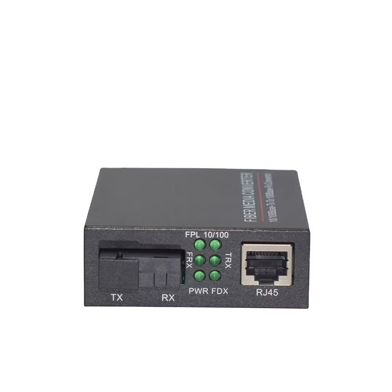 BIDI WDM Single Fiber Optic Media Converter 10/100M 1310/1550nm Thiết bị quang SFP 20km