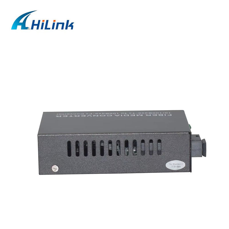 BIDI WDM Single Fiber Optic Media Converter 10/100M 1310/1550nm Thiết bị quang SFP 20km