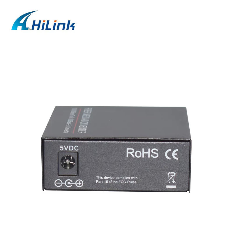 BIDI WDM Single Fiber Optic Media Converter 10/100M 1310/1550nm Thiết bị quang SFP 20km