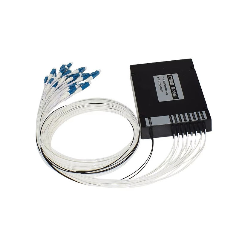 Thiết bị WDM 8CH 100GHZ DWDM MUX Demux Dual Fiber Duplex LC UPC C Band Hộp ABS
