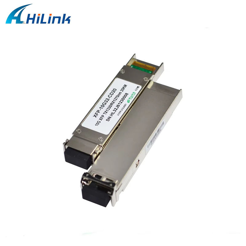 XFP Bi-Directional Transceiver Module chất lượng cao 10Gbps 20km với 1270/1330nm LC Connector cho thiết bị sợi quang