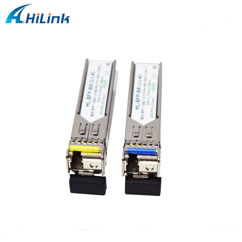 Hilink 1.25G SFP BIDI 40KM 1310/1490 ((1550nm) LC / SC Connector Fiber Optic Module