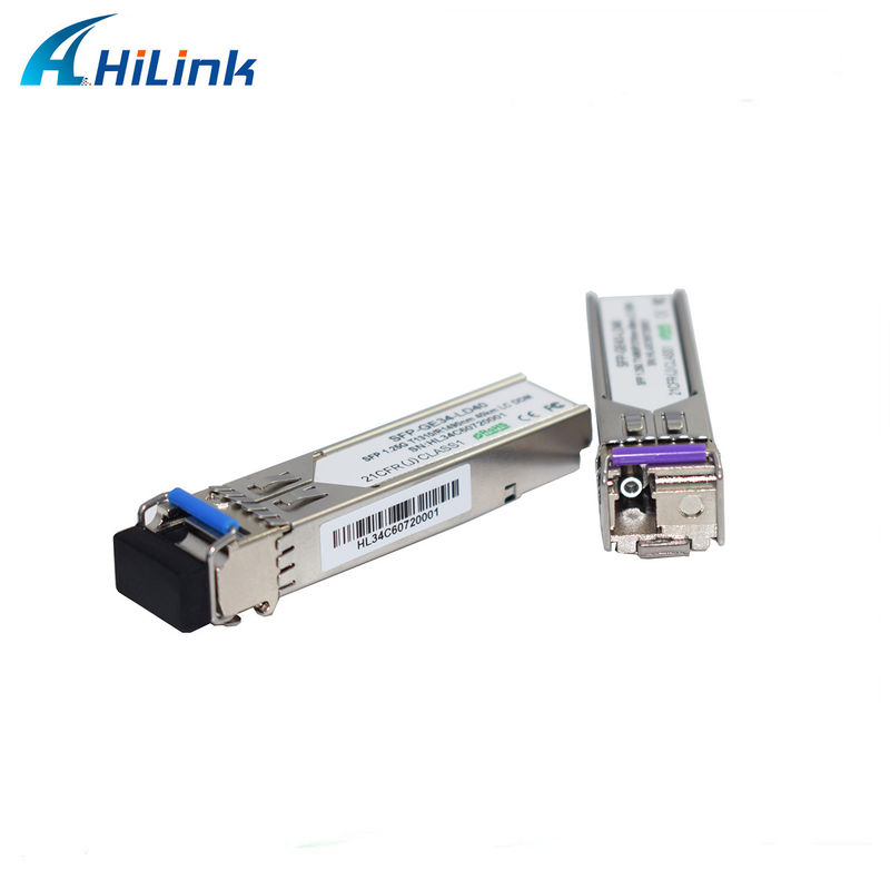 Hilink 1.25G SFP BIDI 40KM 1310/1490 ((1550nm) LC / SC Connector Fiber Optic Module