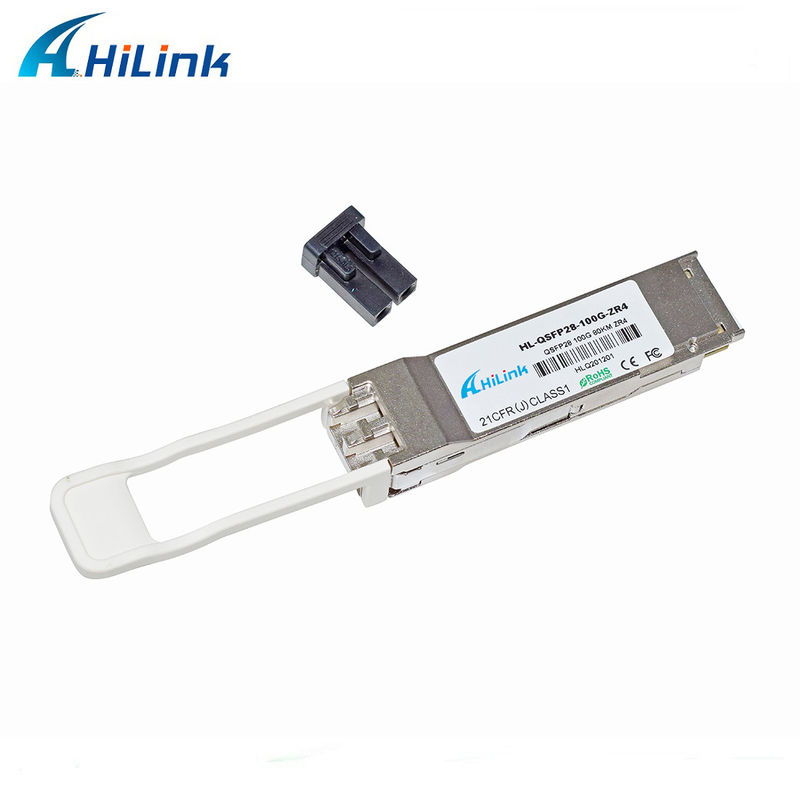 Hilink 100g QSFP28 ZR4 80km LWDM 1295-1304NM SOA+PIN HOÀN TOÀN LC MODULE