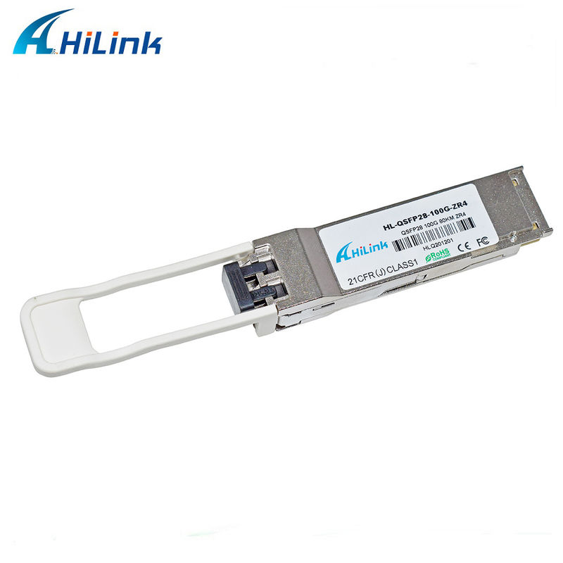 Hilink 100g QSFP28 ZR4 80km LWDM 1295-1304NM SOA+PIN HOÀN TOÀN LC MODULE