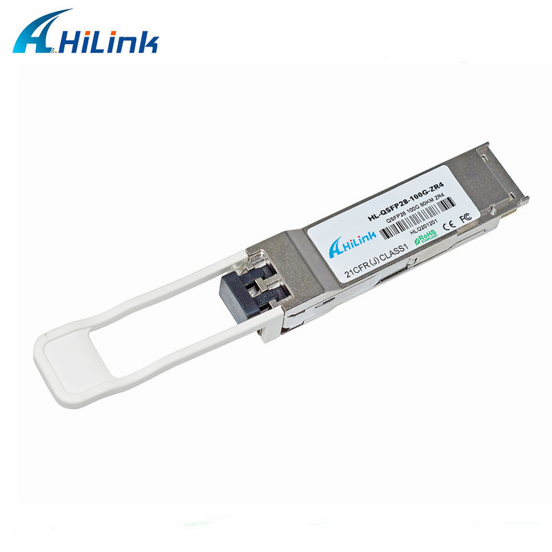 Hilink 100g QSFP28 ZR4 80km LWDM 1295-1304NM SOA+PIN HOÀN TOÀN LC MODULE