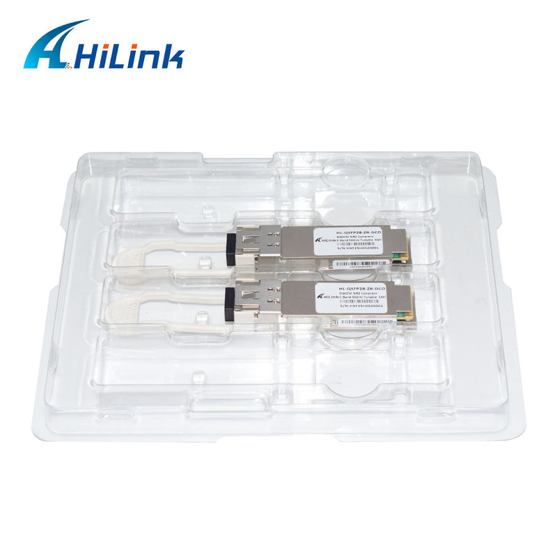 Bộ thu phát quang học đồng bộ kỹ thuật số 100G ZR QSFP28 Giải pháp tối ưu cho bộ thu phát quang học