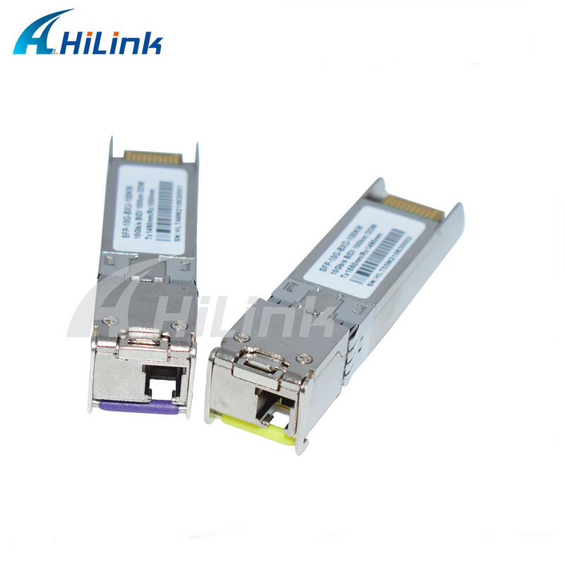 10G SFP BIDI Transceiver Module 3- 100KM Reach 1490/1550NM EML APD cho mạng lưới đường dài tốc độ