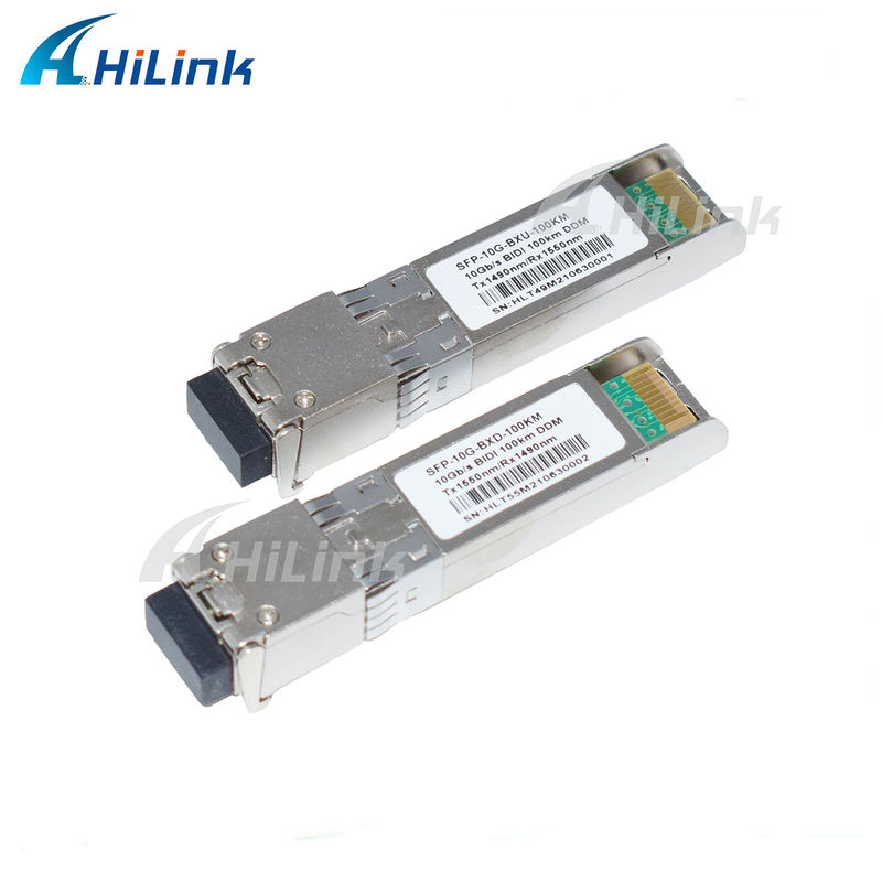 10G SFP BIDI Transceiver Module 3- 100KM Reach 1490/1550NM EML APD cho mạng lưới đường dài tốc độ