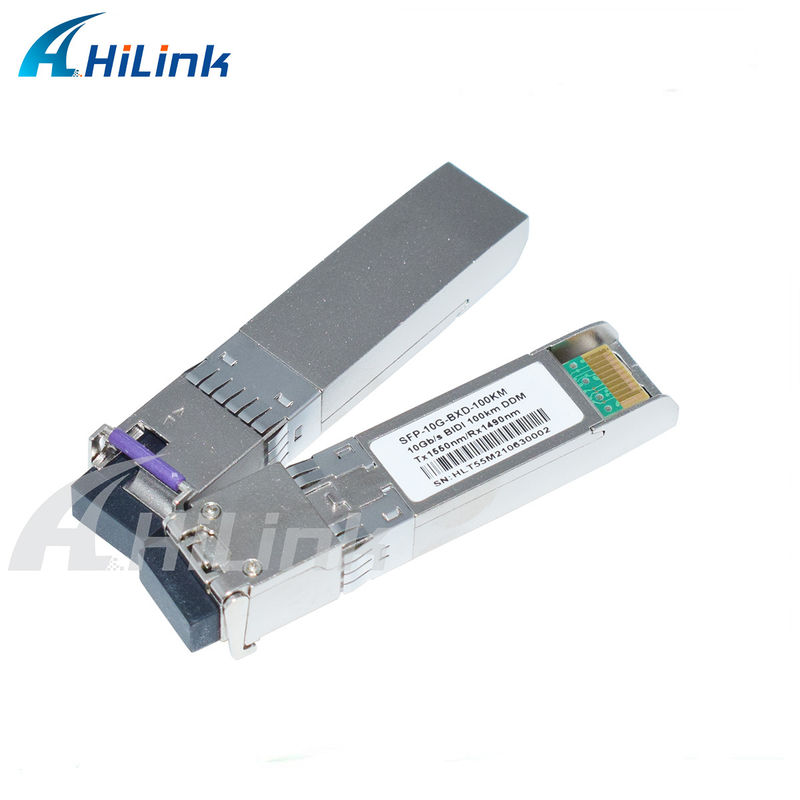 10G SFP BIDI Transceiver Module 3- 100KM Reach 1490/1550NM EML APD cho mạng lưới đường dài tốc độ