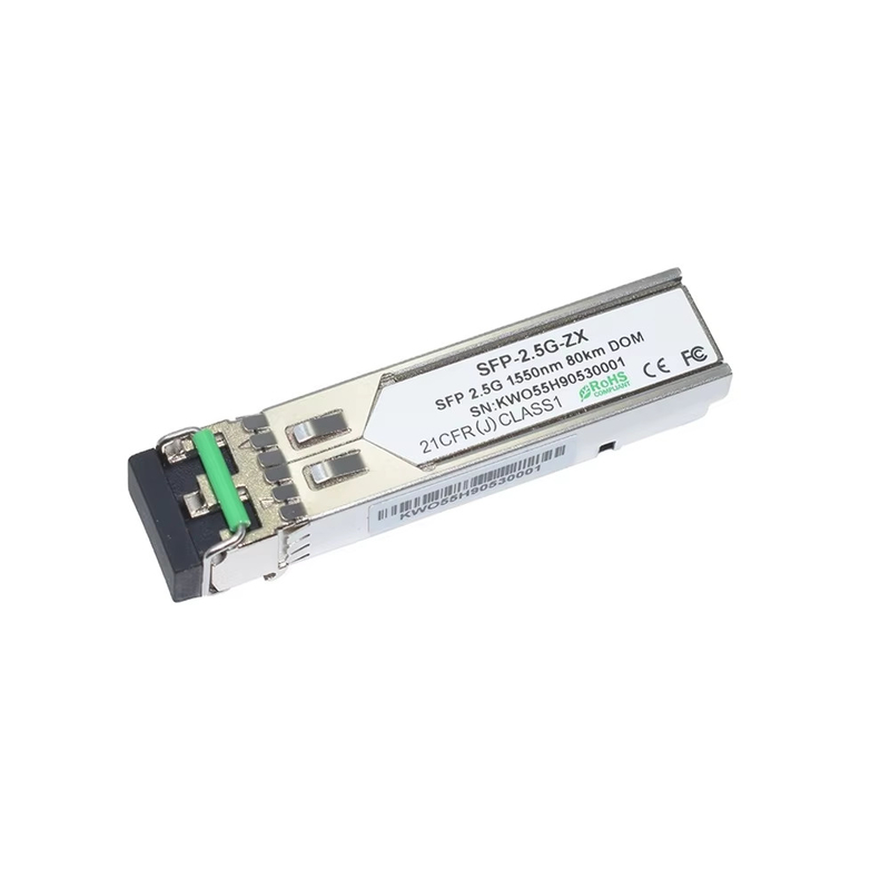 Professional Factory 2.5G SFP 80KM 1550nm LC Connector Fiber Optic Module