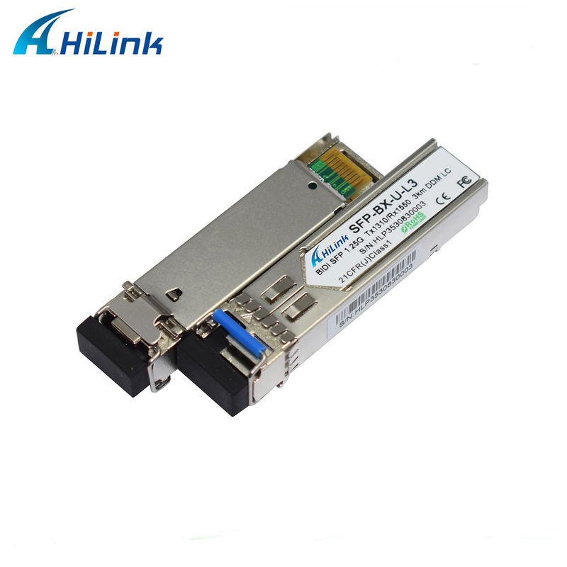 Bộ thu phát SFP BIDI 1.25G 1310/1550nm 3km để truyền dữ liệu đường dài trong nhiệt độ từ 0 đến 70°C