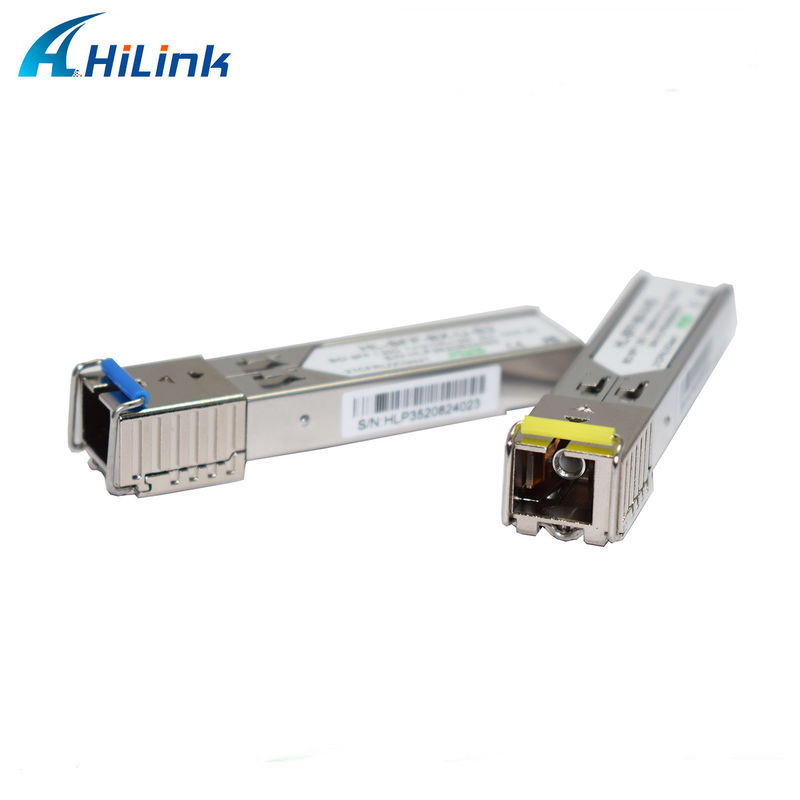 Bộ thu phát SFP BIDI 1.25G 1310/1550nm 3km để truyền dữ liệu đường dài trong nhiệt độ từ 0 đến 70°C