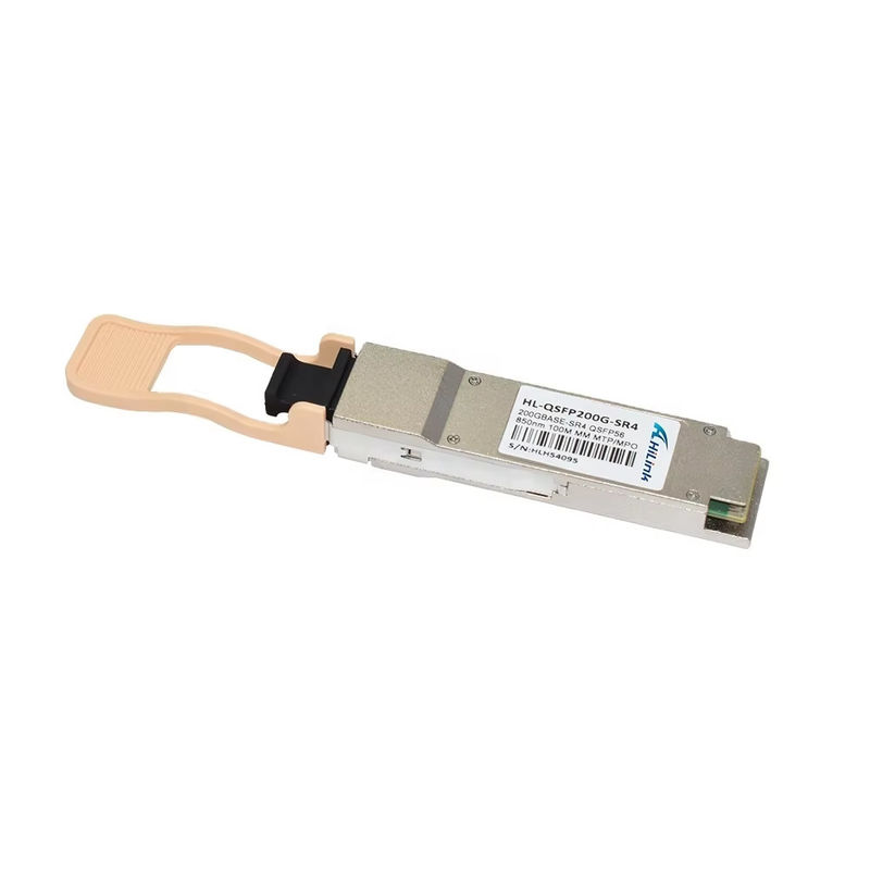 Cơ sở 200G mới có xu hướng QSFP56 SR4 850NM 100M Reach MultiMode MPO Connector Fiber Optic Module