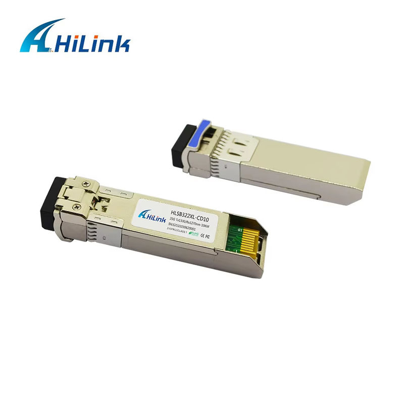 Module quang BIDI SFP28 25G Đầu nối sợi quang LC 0 đến 70C 3km/10km/40km/60km