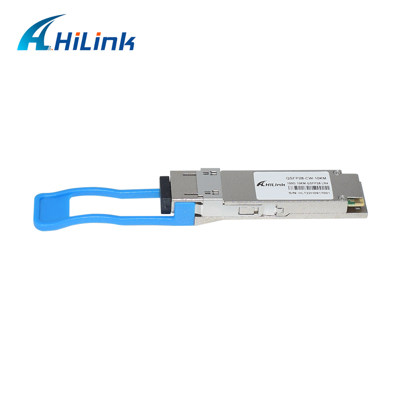 10KM Hot Pluggable 100Gb / s QSFP28 CWDM4 Optical Transceiver Module cho LAN WAN Ethernet Switches Router ứng dụng