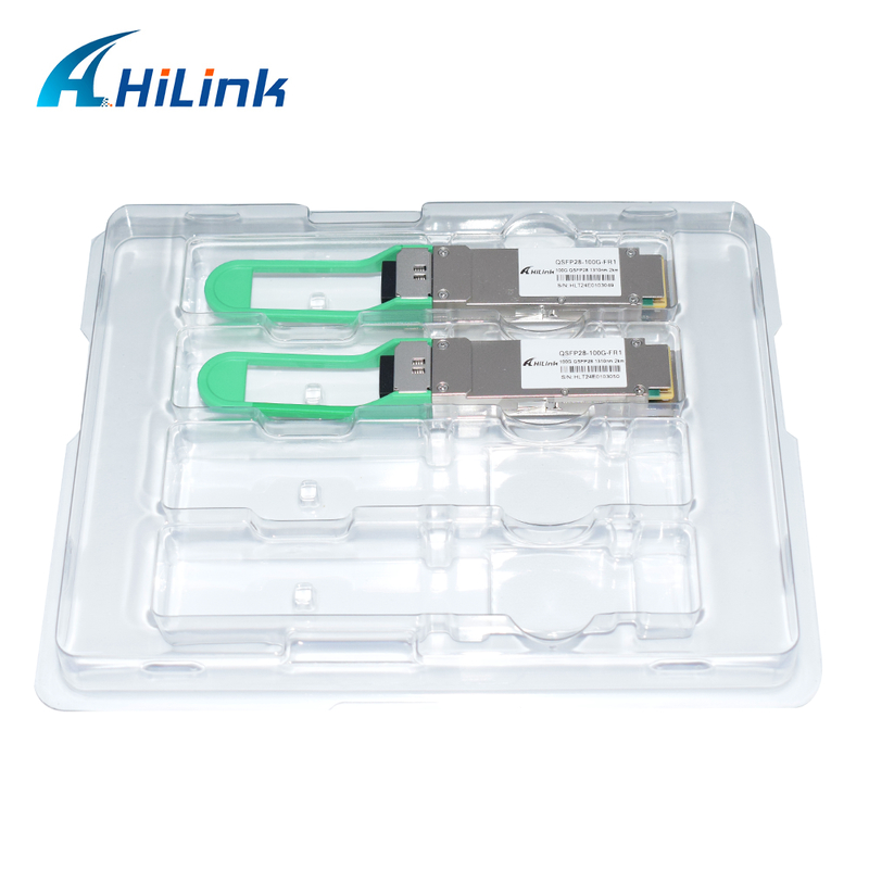HL-QSFP28-100G-80 Bộ thu phát 100Gb/s QSFP28 BiDi 80km, có thể cắm nóng, đầu nối LC Simplex, EML+PIN với SOA, Single mode, DDM