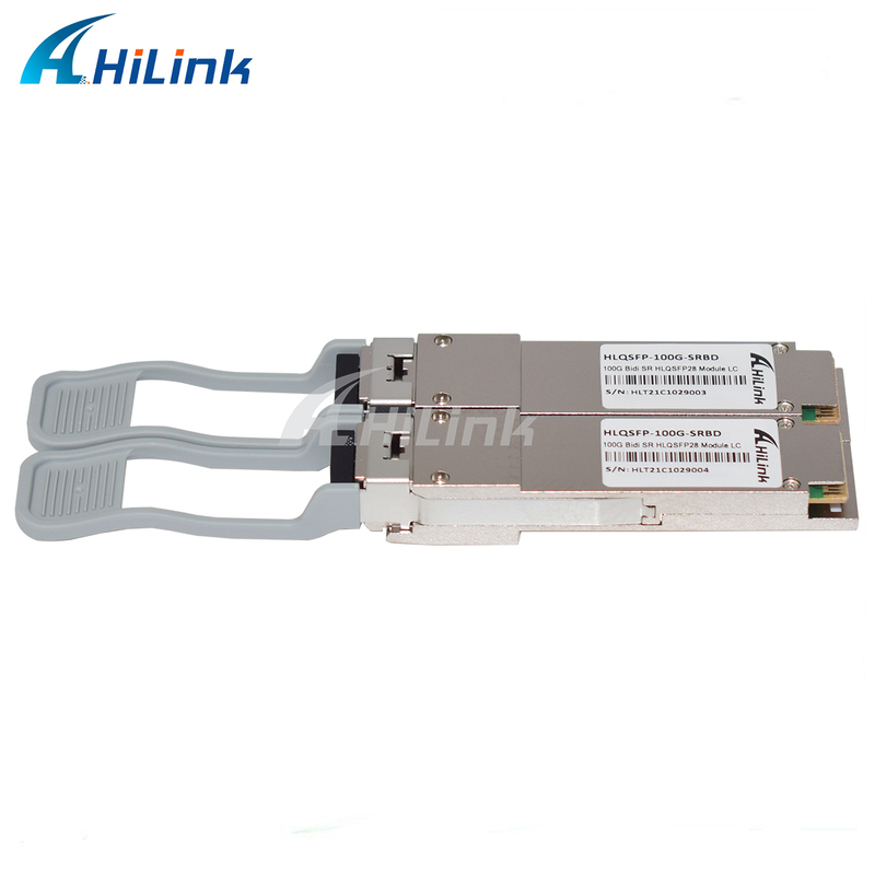 100G QSFP28 SRBD 100m Bi-Di Duplex LC Có thể cắm nóng 850/900nm VCSEL PAM4 2x50G Đa chế độ