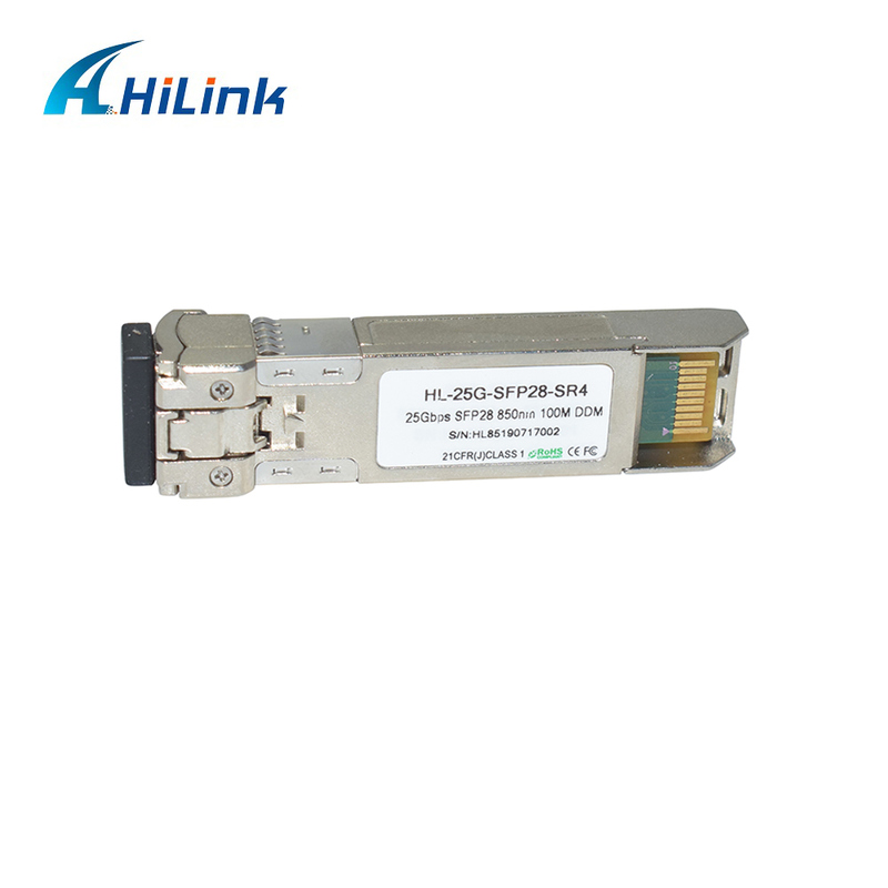 25G SFP28 SR MMF Fiber Optic Module 850nm 100m GBIC Transceiver quang học Nhiệt độ công nghiệp