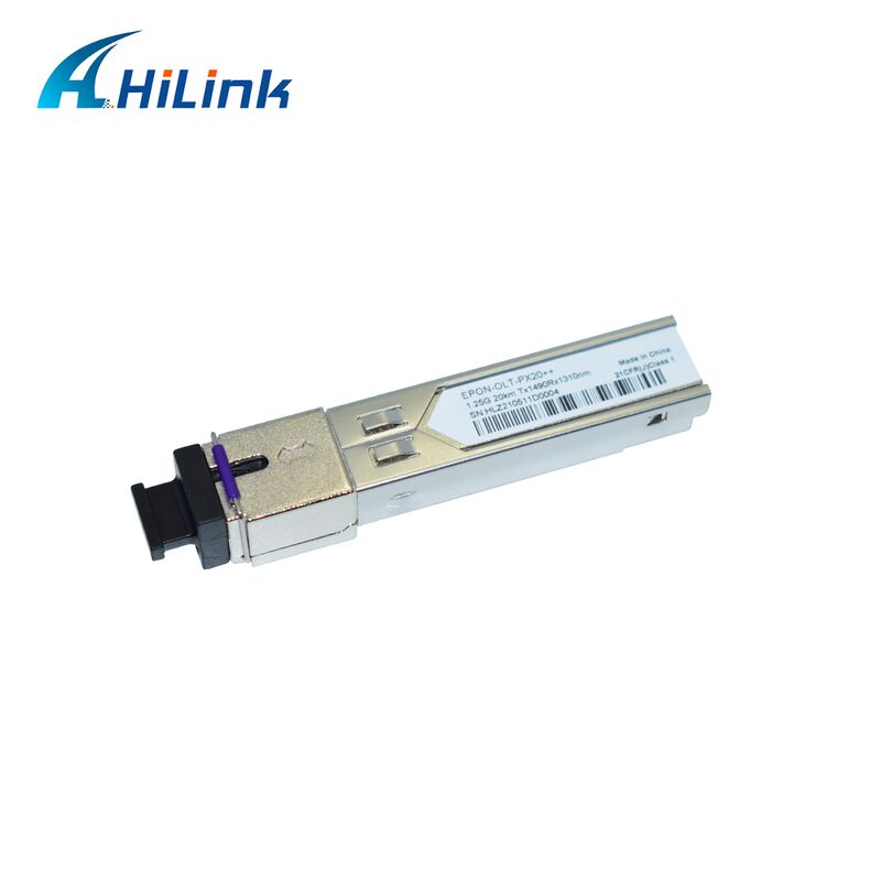 EPON OLT SFP Transceiver với PX20+ PX20++ PX20+++ cho tốc độ dữ liệu 1,25Gbps và truyền 20KM