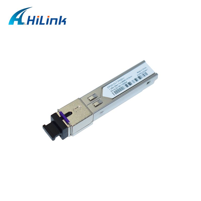 EPON OLT SFP Transceiver với PX20+ PX20++ PX20+++ cho tốc độ dữ liệu 1,25Gbps và truyền 20KM