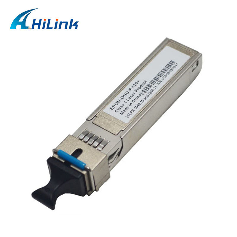 Bộ thu phát SFP ONU EPON 1.25G với đầu nối SC/UPC cho khoảng cách 20KM và dải nhiệt độ 0℃ ~ +70℃