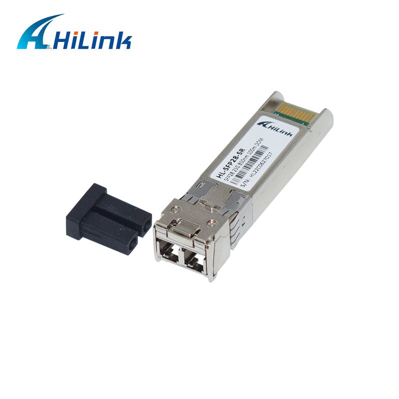 Hilink 25G SFP28 Optical Transceiver với khoảng cách 100M 3 năm bảo hành và CE RoHs được chứng nhận