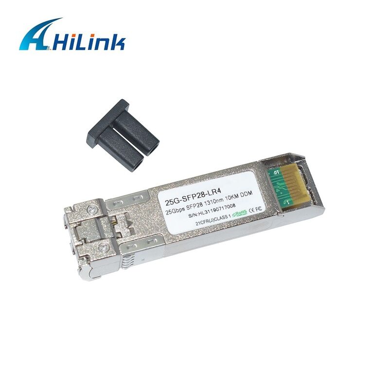 Hilink 25G SFP28 Optical Module với 3.3V Power Supply cho 25GBASE-LR Ethernet trong phạm vi nhiệt độ thương mại